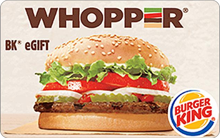Burger King Gift Card