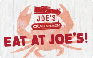 Buy Joes Crab Shack Gift Cards or eGifts in bulk