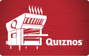 Quiznos Gift Card