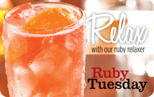 Buy Ruby Tuesday Gift Cards or eGifts in bulk