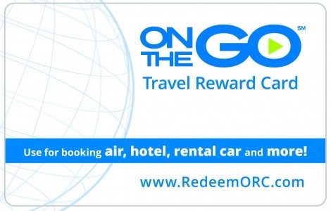 On the Go Travel Reward Card