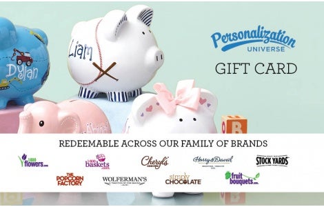 Personalization Universe Gift Card