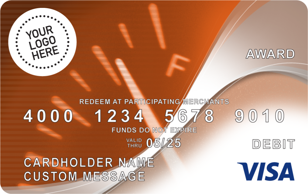 Visa prepaid gas card