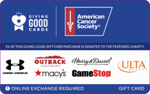 American cancer society gift card